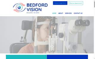 Bedford Vision Center website