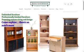 Boston Wood Furniture website