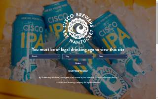 Cisco Brewers New Bedford website