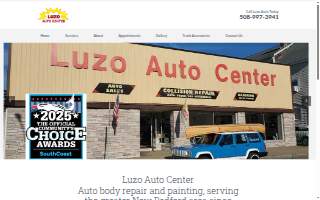 Luzo Auto Body of Bedford website