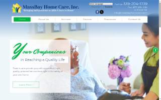 MassBay Home Care, Inc. of Bedford website