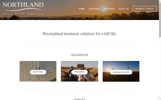 North land Insurance Agency website