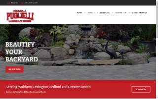 Puglielli Landscape Design website