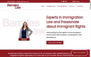 Barrales Law Massachusetts Immigration Attorneys website