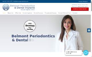 Belmont Periodontics, P.C. website