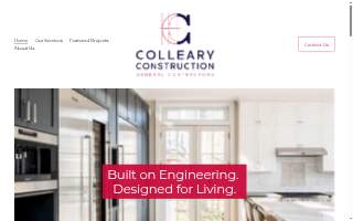 Colleary Construction website