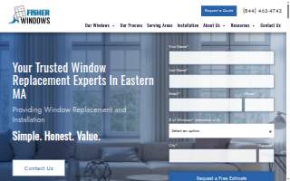 Fisher Windows of Lexington website