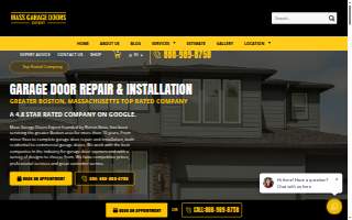 Mass Garage Doors Expert of Belmont website