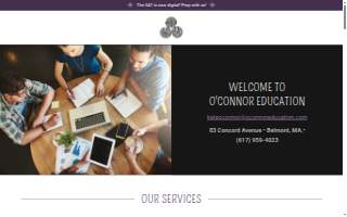 O'Connor Education website