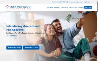 Ross Mortgage Company of Belmont website