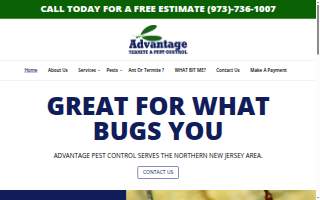 Advantage Pest Control, Inc website