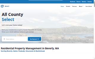 All County Select Property Management website