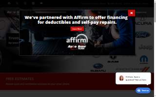 Auto Body Clinic website