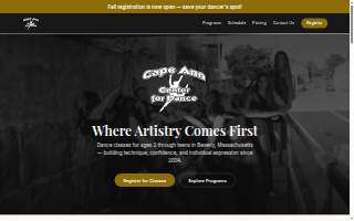 Cape Ann Center For Dance website
