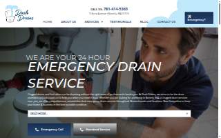 Dash Drains website