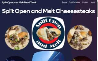 Melt Food Truck website