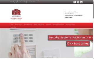 Secure Lock and Alarm of Beverly website