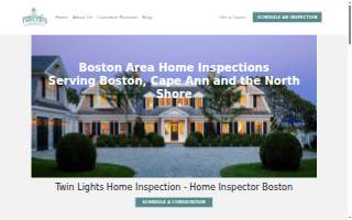 Twin Lights Home Inspection website