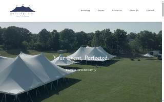 Baystate Tent and Party website