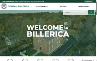 Billerica Tax Collector website