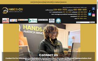 Hands-on America Services website
