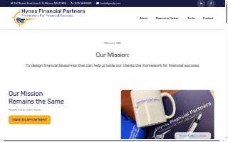 Hynes Financial Partners website