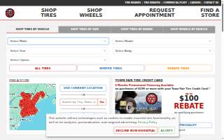 Town Fair Tire of Billerica website