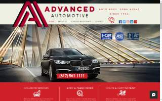 ADVANCED Automotive website