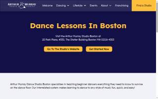 Arthur Murray Dance Studio of Boston website