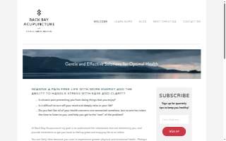 Back Bay Acupuncture and Chinese Herbal Medicine website