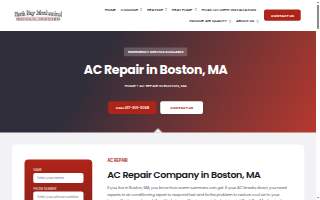 Back Bay Mechanical AC Repair & Heating website