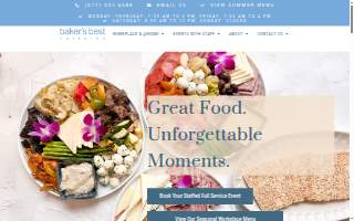 Baker's Best Catering of Boston website