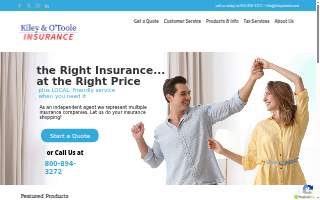 Baltic Insurance Agency (part of Kiley & O'Toole Insurance) website