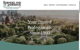 Barneke & Anderson website