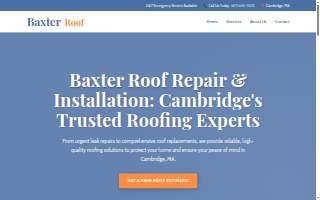 Baxter Roof Repair & Installation website