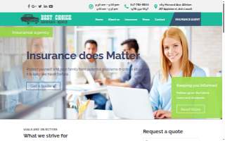 Best Choice Insurance Agency website