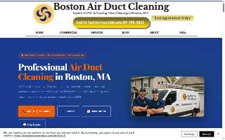 Boston Air Duct Cleaning website
