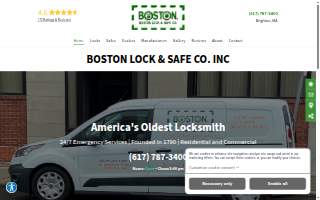 Boston Lock & Safe Co. website