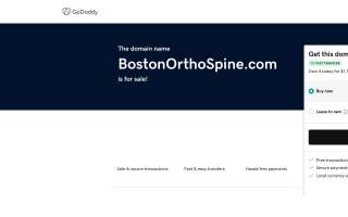 Boston Orthopaedic & Spine - Waltham | Orthopedic Walk-In Clinic Open on Saturdays website
