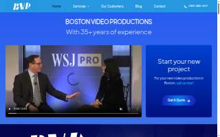 Boston Video Productions website