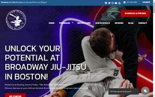 Broadway Jiu-Jitsu and Fitness website
