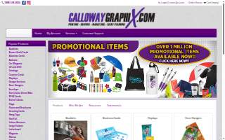 Calloway Graphix, Printing, Marketing. Inc (union printer) website