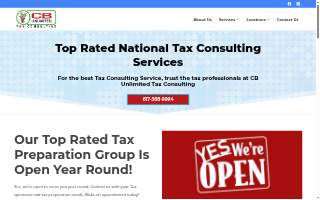 CB Unlimited Tax Consulting Corp. website