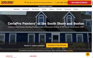 CertaPro Painters of the South Shore and Boston website