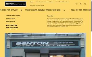 Charles W. Benton Co website