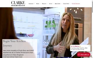 Clarke Showroom - Boston website