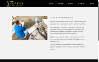 Coastal Home Inspections website