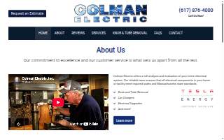 Colman Electric website