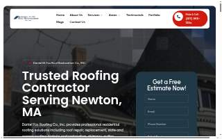 Daniel Fox Roofing Co., Inc. website