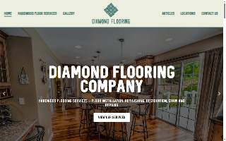 Diamond Flooring (Hardwood Floor Installation & Refinishing) website